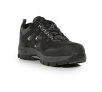 Regatta Professional Mens Nubuck Safety Trainers Black/granite (9 Uk)