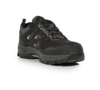Regatta Professional Men's Nubuck Safety Trainers in Jet Black | Size: 8 Regatta Professional Jet Black 8