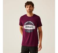Regatta Men's T-Shirt Original Workwear Cotton Lightweight & Breathable Base Layer Burgundy