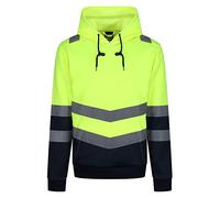 Regatta Professional Mens Overhead High-Vis Hoodie, 3XL, Yellow