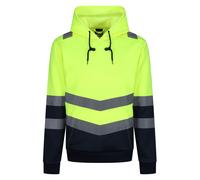 Regatta Mens Overhead High-Vis Hoodie (Yellow) - Size Small
