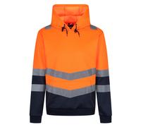 Regatta Mens Overhead High-Vis Hoodie (Orange) - Size Small