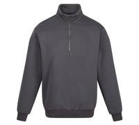 Regatta Professional Men's Pro 1/4 Zip Sweatshirt Sweater, Seal Grey, XXXL