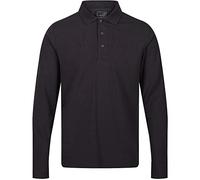 Regatta Professional Mens Pro 65/35 Classic Long Sleeve Polo Shirt - Perfect for Workwear or Casual Seal Grey