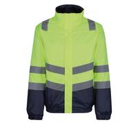 Regatta Professional Mens Pro Classic Hi-Vis Bomber JacketXXL Yellow/Navy RW109