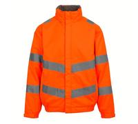 Hi-Vis Pro Contract Dover Jacket Regatta Burnt Orange XXXL