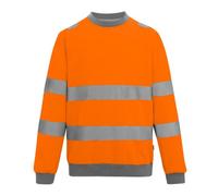 Regatta Professional Mens Pro Contract Hi-Vis Crew Neck Sweatshirt Orange (Xl)