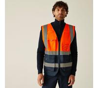 Regatta Professional Men's Pro HI-VIS Executive Vest Orange, Size: XXL
