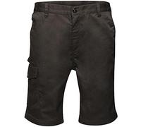 Regatta Professional Men's Pro Reinforced Cargo Shorts, Durable & Water Repellent - Perfect for Outdoors & Workwear Black