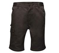 Regatta Professional Men's Pro Reinforced Cargo Shorts, Durable & Water Repellent - Perfect for Outdoors & Workwear Black