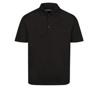 Regatta Professional Mens Pro Wicking Casual Polo Short Sleeved T Shirt Black