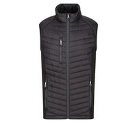 Regatta Professional Mens Quilted Hybrid Gilet - Navy/Seal Grey - 3XL - Navy/Seal Grey - 50% Polyamide/50% Polyester
