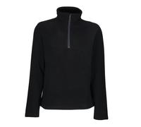 Regatta Mens Honestly Made Recycled Half Zip Fleece (Black) - Size X-Small