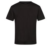Regatta Mens Pro Reflective Moisture Wicking T-Shirt (Black) - Size X-Small