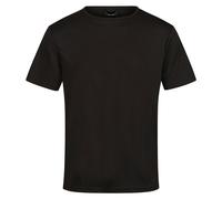 Regatta Professional Mens Reflective Moisture Wicking T-Shirt - Black - XXL - Black - 100% Polyester