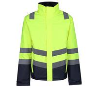 Regatta Professional Mens Hi Vis Reflective Waterproof Bomber Jacket - Perfect for Outdoors & Workwear