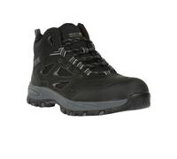 Regatta Professional Mens Safety Boots - Black/Granite - 7 UK - Black/Granite - 55% Polyurathane/45% Polyester