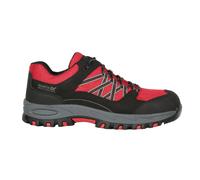 Regatta Professional Mens Safety Trainers - Red/Black - 7 UK - Red/Black