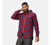 Regatta Professional Men's Seige Hooded Shirt Jacket Red, Size: XL