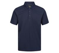 Regatta Professional Mens Short-Sleeved Polo Shirt - Navy - 3XL - Navy - 65% Polyester/35% Cotton