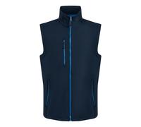 Regatta Professional Mens Softshell 2 Layer Body Warmer - Navy/French Blue - XL - Navy/French Blue - 100% Mixed