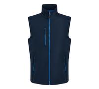 Regatta Professional Mens Softshell 2 Layer Body Warmer - Navy/French Blue - M - Navy/French Blue - 100% Mixed
