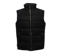 Regatta Professional Mens Standout Altoona Insulated Bodywarmer Jacket - Black - XS - Black - 50% Polyester/50% Fleece