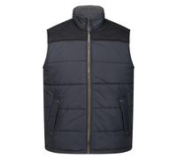 Regatta Professional Mens Standout Altoona Insulated Bodywarmer Jacket - Seal Grey/Black - S - Seal Grey/Black - 50% Polyester/50% Fleece