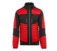 Regatta Professional Mens Unisex Evolve Baffled/Quilted Thermal Hybrid Jacket, Red/Black, XS EU