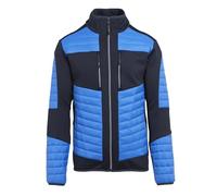 Regatta Professional Mens Unisex Evolve Baffled/Quilted Thermal Hybrid Jacket, Blue/Navy, XS EU