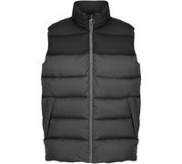 Regatta Professional Mens Vintage Puffer Bodywarmer Seal Grey Black, Size: 3XL