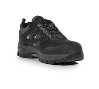 Regatta Professional Mens Water Resistant Nubuck Safety Trainers Black/Granite 6.5 UK