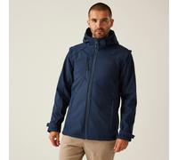 Regatta Professional Men's Waterproof Erasmus 4 In 1 Softshell Jacket Blue, Size: L