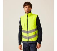 Regatta Professional Men's Waterproof Hi-Vis Pro Insulated Reflective Gilet Yellow, Size: M