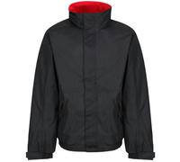 Regatta Professional Mens Waterproof Insulated Jacket - Black/Classic Red - M - Black/Classic Red - 100% Polyester