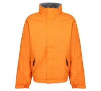 Regatta Professional Mens Waterproof Insulated Jacket - Sun Orange/Seal Grey - S - Sun Orange/Seal Grey - 100% Polyester