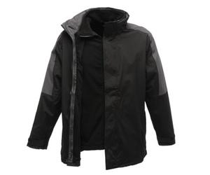 Regatta Professional Mens Waterproof Jacket Black/seal Grey (2Xl Uk)