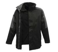 Regatta Professional Mens Waterproof Jacket - Black/Seal Grey - XL UK - Black/Seal Grey - 100% Polyester