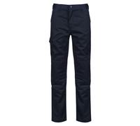 Regatta Professional Mens Waterproof Trousers - Grey Blue - 32in - Grey Blue - 65% Polyester/35% Cotton