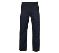 Regatta Professional Mens Waterproof Trousers - Navy - 38in - Navy - 65% Polyester/35% Cotton