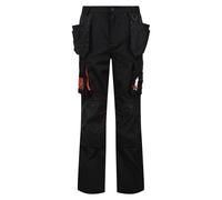 (30S, Black) Regatta Mens Band Of Builders Work Trousers