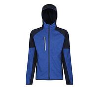 Regatta Professional Mens X-pro Coldspring Ii Hybrid Full Zip Hooded Fleece Jacket, Oxford Blue Marl/Navy, S EU