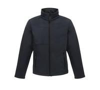 Regatta Professional Octagon II 3 Layer Membrane Softshell. Sizes Up To 4XL (Small 37/38", Black/Black)
