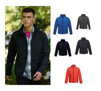 Regatta Octagon Ii Red Men's Waterproof Stretch Softshell Jacket #tra688