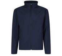 Regatta Reid Mens Softshell Wind Resistant Water Repellent Jacket - Navy - Size Medium
