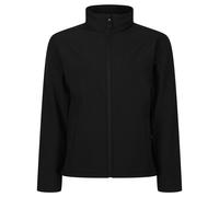 Regatta Professional Reid Mens Softshell Wind Resistant Water Repellent Jacket - Black - S UK - Black - 96% Polyester/4% Elastane