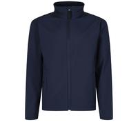 Regatta Reid Mens Softshell Wind Resistant Water Repellent Jacket - Navy - Size X-Large