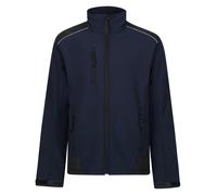 Regatta Sandstorm Navy Men's Softshell Reflective Trim Jacket #TRA651