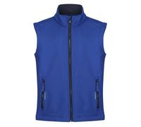 Regatta Professional Childrens/Kids Softshell Reflective Gilet - New Royal/Navy - 5-6 Years - New Royal/Navy
