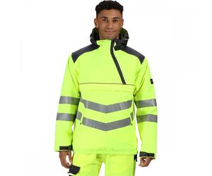 Regatta Professional TRA316 Mens Hi-Vis Waterproof Reflective Overhead XL